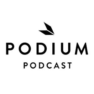 Logotipo de podium podcast