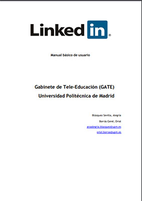 Portada del documento: Manual básico de usuario: LinkedIn  