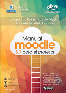 Portada del documento: Manual de Moodle 3.1. para el profesor 