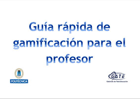 Portada del documento: Guía rápida de Gamificación  