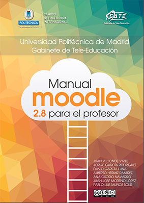 Portada del documento: Manual de Moodle 2.8. para el profesor