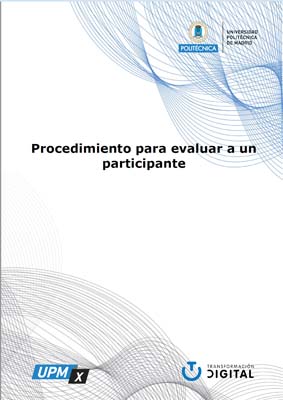 Portada del documento: Procedimiento para evaluar a un participante
