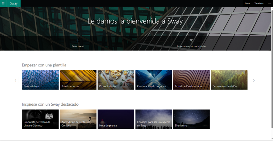 Imagen que muestra la pantalla de inicio de Sway