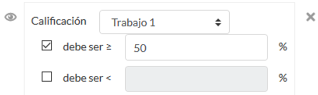 Ejemplo de restricción por calificación