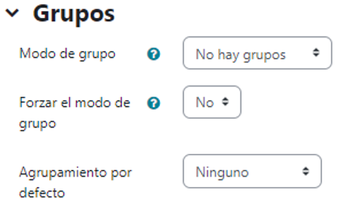 Configuración del modo de grupo