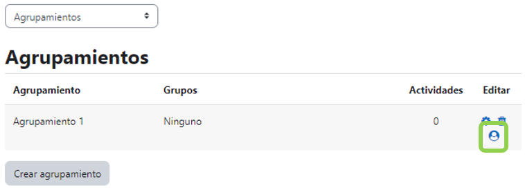 Asignar grupos al agrupamiento