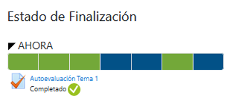 Bloque estado de finalización