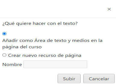 Opciones para arrastrar y soltar texto