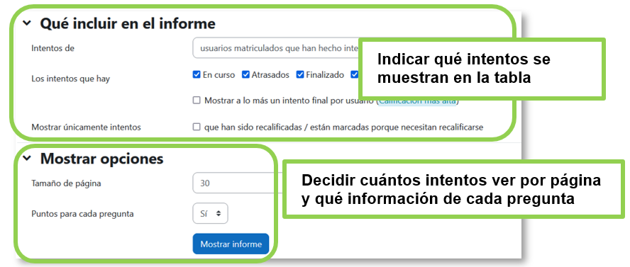 Vista de resultados 1