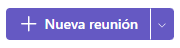 Botón de nueva reunión para la programación de reuniones