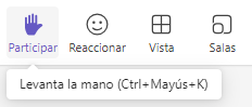 Icono de levantar la mano
