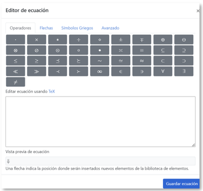 Editor de ecuaciones